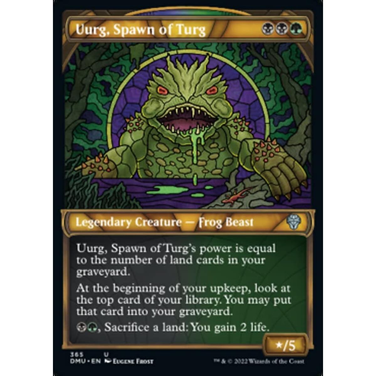 Magic: The Gathering - Urgu, Spawn of Turgu (365) - Texture - Foil - Dominaria United