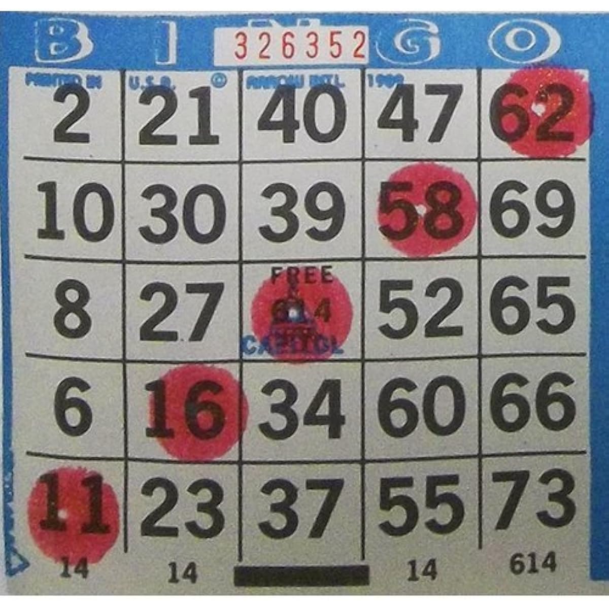 3oz Dazzle Red Bingo Dauber