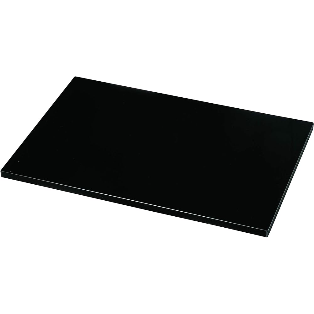 Yamaga Lacquerware Store Wooden Flower Stand, Long Square Board, Black, Red, Double-Sided Painted, Flower Stand, Lacquerware, Made in Japan, Made in Japan, Tokonoma, Flooring Board, Doll Stand (No. 12, 36cm)