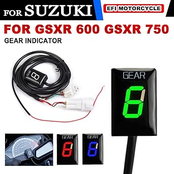 Digital Meter Display Motorcycle 1-6 Speed Gear Indicator Suzuki GSXR 600 GSXR600 GSXR 750 GSXR750 GSXR1000 Accessories Gear Display Meter Indicator Meter Display
