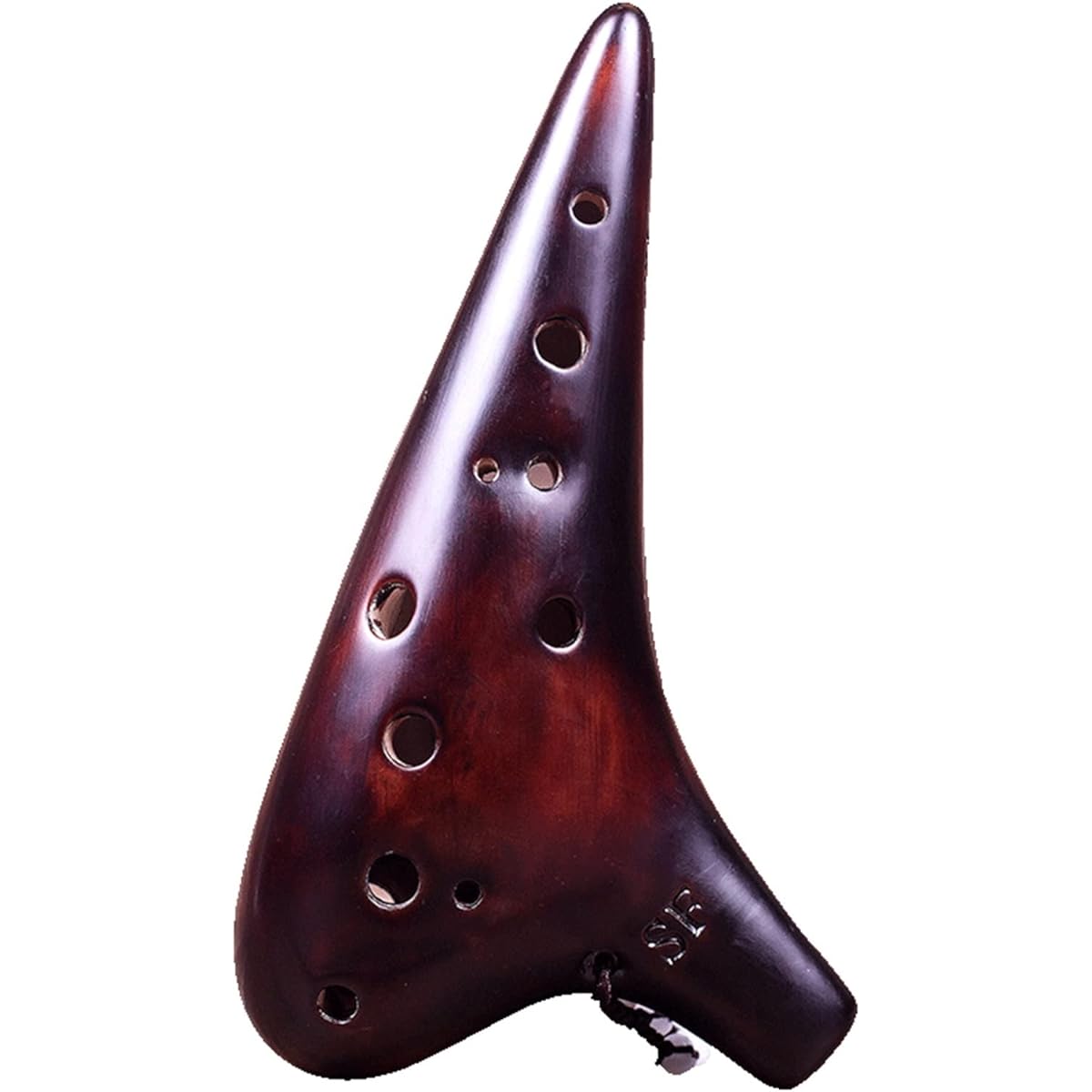 Smoke playing type 12 holes treble F key, 12 holes SF ocarina bright sound ocarina musical instrument