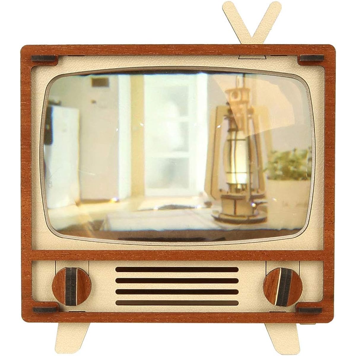 WOODSUM Fully Functional Wooden 3D Puzzle Smartphone TV DIY Kit for Adults