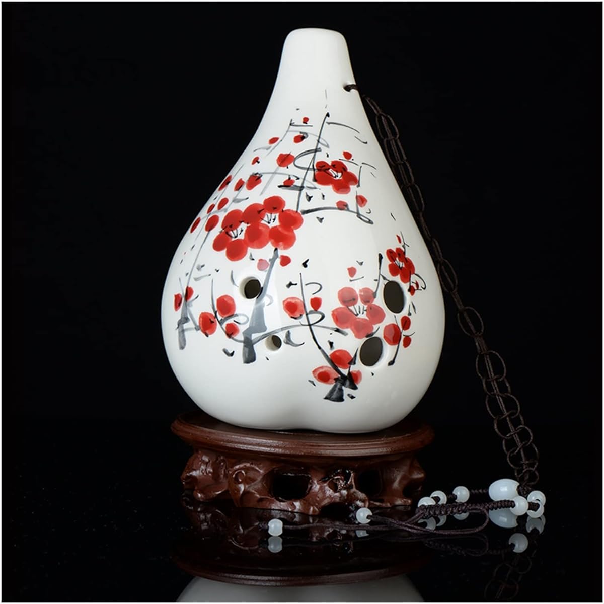 Professional 6 Hole Bass C Tune Ocarina 6 Hole BC Peach Shape Playing Ocarina Bass Ocarina Musical Instrument (4)