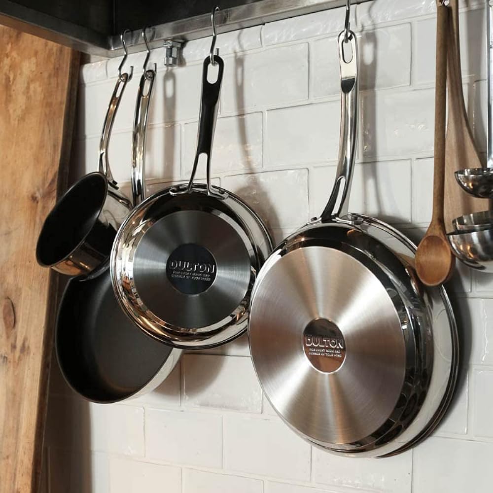 Dalton Stainless Steel Non-Stick Frying Pan 28cm K21-0326-28