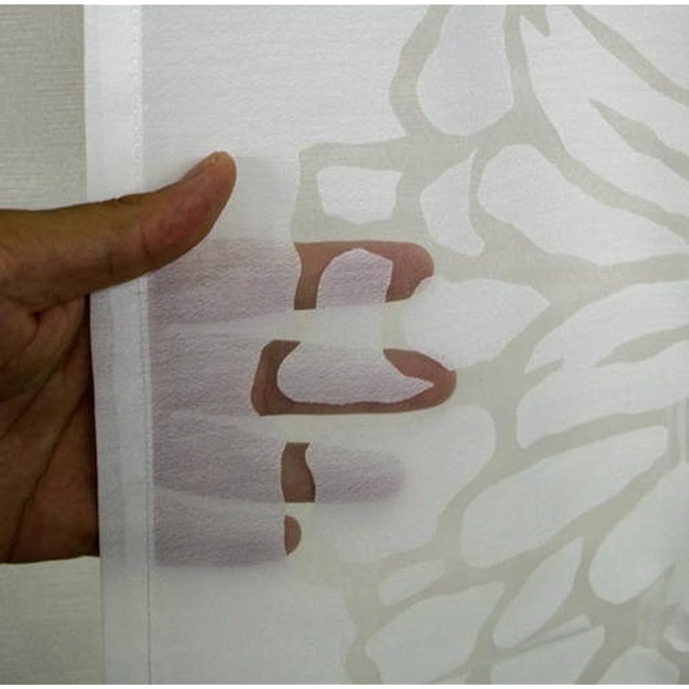 Arie Opal Processed Lace Curtain Angler 150 x 223cm White