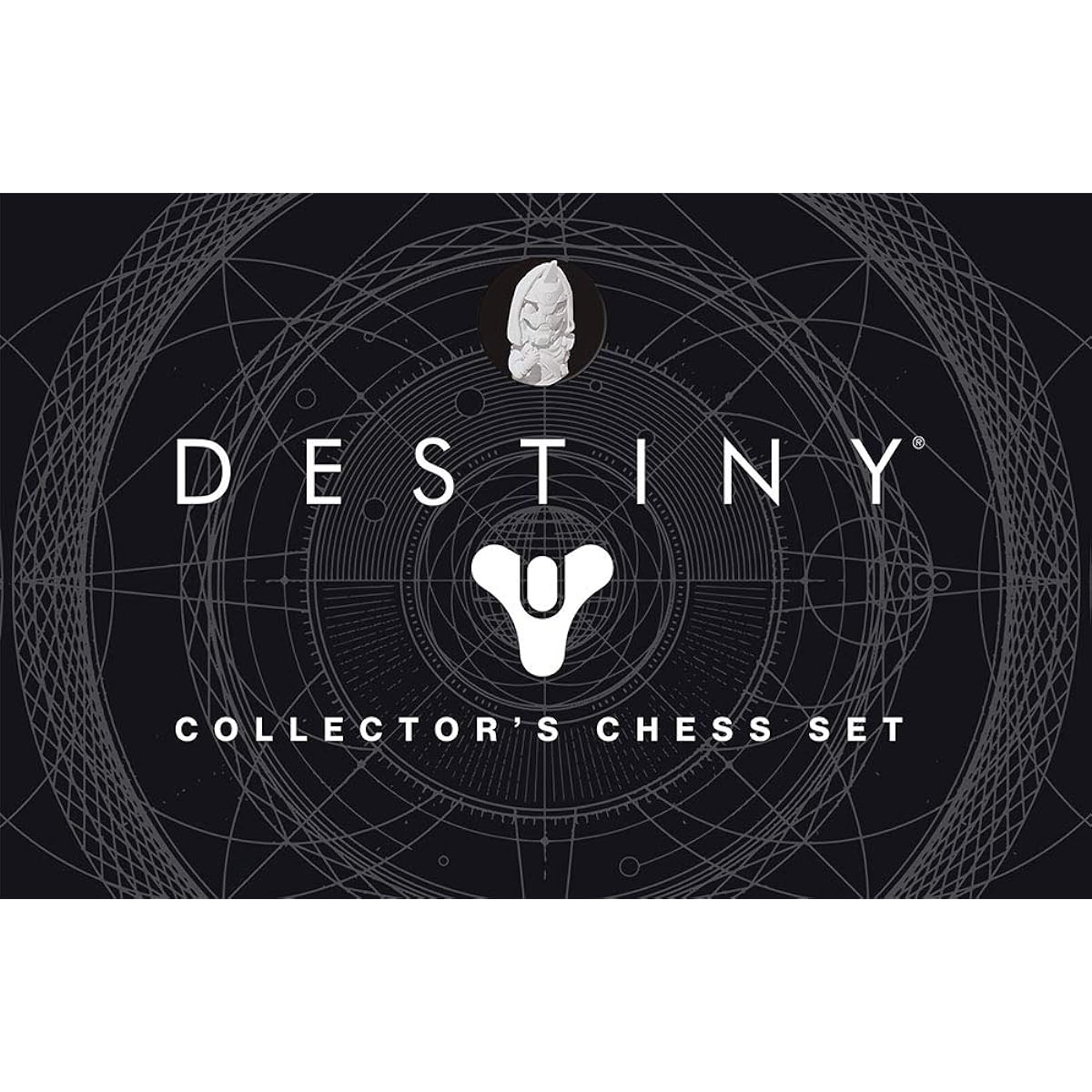 USAOPOLY Destiny Chess Set | Destiny 2 Video Game Chess Game | 32 Custom Sculpted Collectible Figurine Chess Pieces and Custom Chess Board