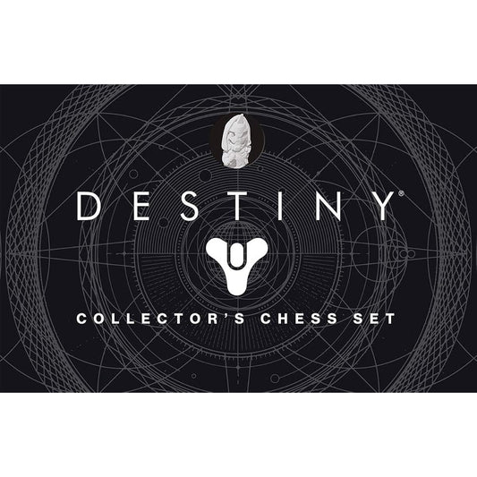 USAOPOLY Destiny Chess Set | Destiny 2 Video Game Chess Game | 32 Custom Sculpted Collectible Figurine Chess Pieces and Custom Chess Board