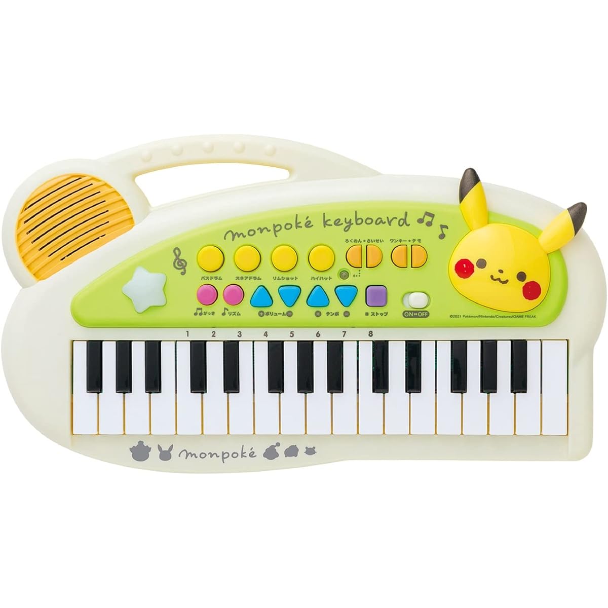 Toy Royal Monpoke Kids Keyboard (Pikachu/Pokemon) Kids Piano with Instrument Sounds and Melody (Recording/Playback) Piano for ages 3 and up