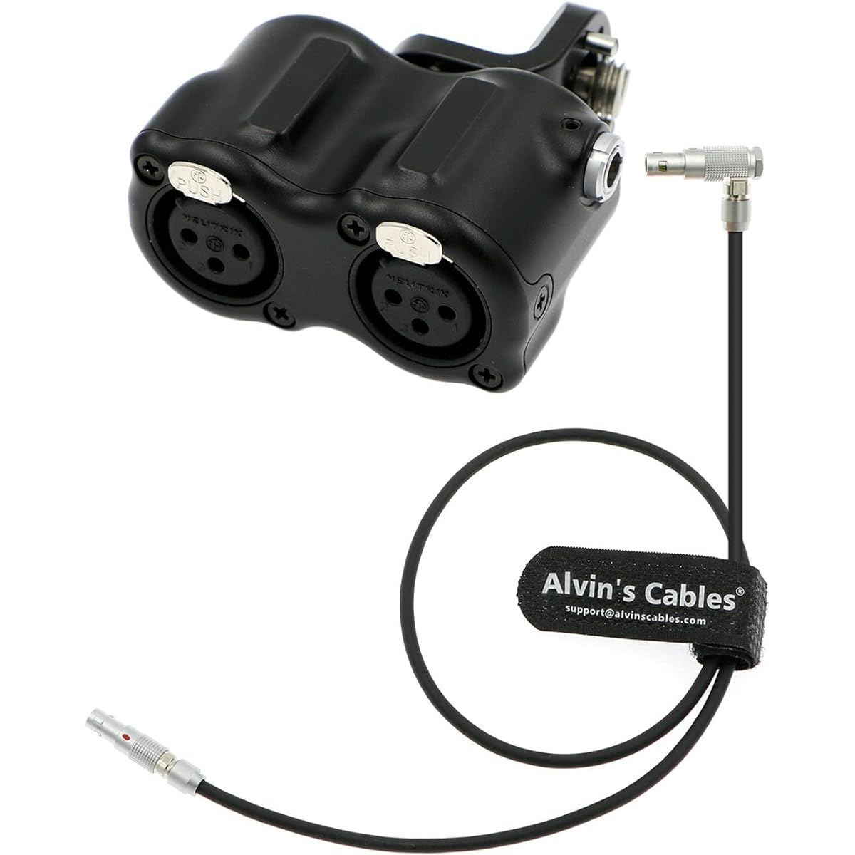Alvin's Cables RED DSMC3 5 Pin to Dual XLR Adapter for RED V-Raptor| ARRI Alexa| Z-CAM-E2 Camera 5 Pin Male to XLR 3 Pin Female Audio Breakout Box