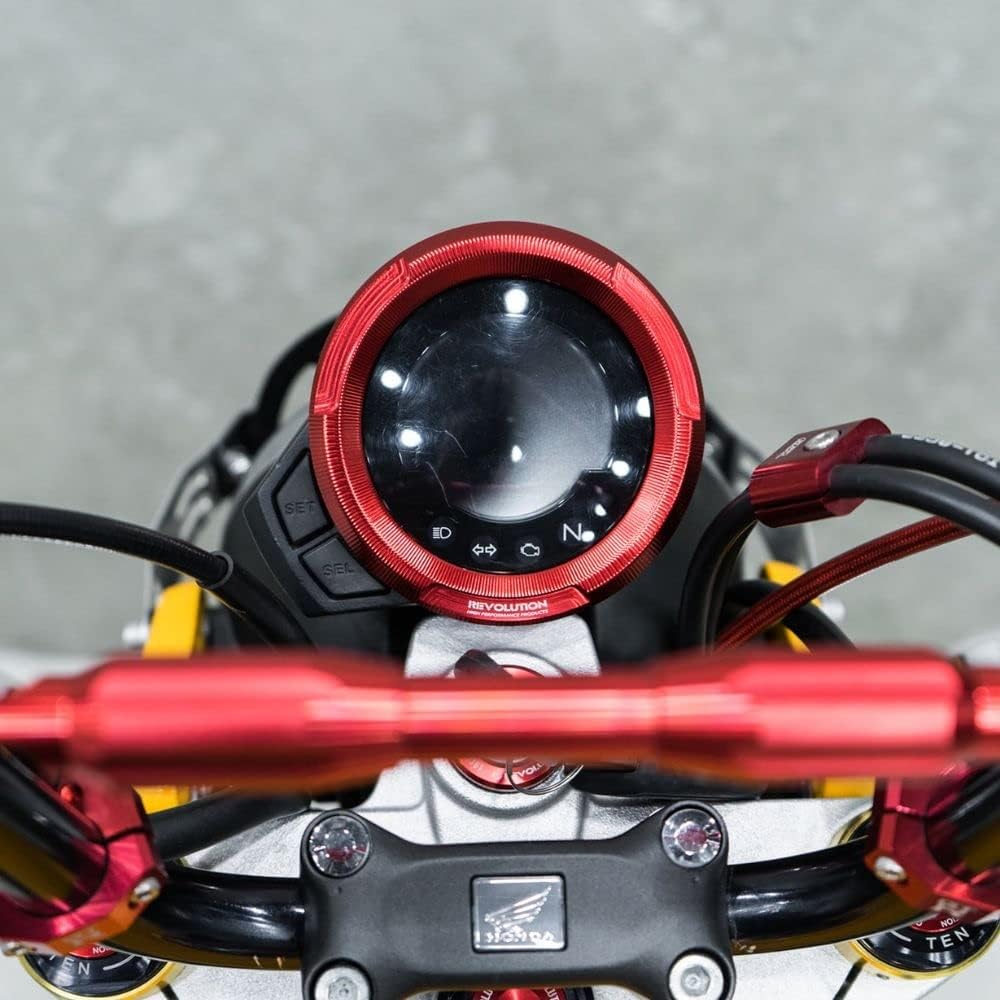 Honda Hunter Cub CT125 Monkey 125 Ducks ST125 Common Meter Cover/Honda CT125 Monkey125 ST125 Meter Cover Revolution JA55 JA65 JB03 JB04 (Gold)