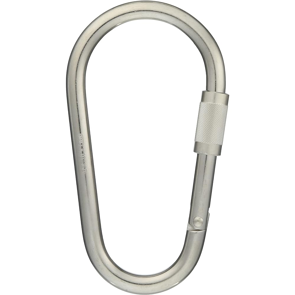 TRUSCO Stainless Steel Carabiner Jumbo (No Ring) 12mm TKBJ-12A