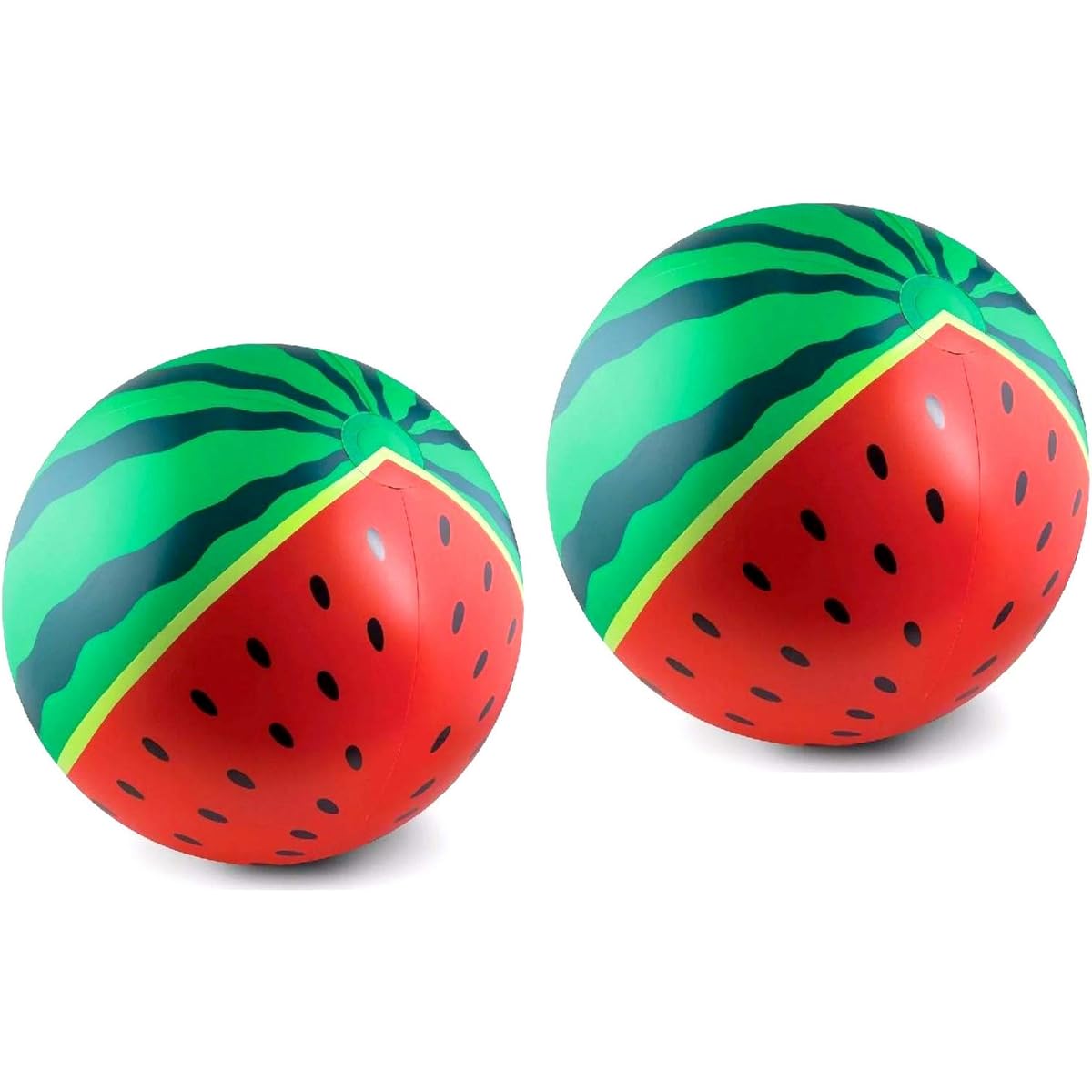 Watermelon Beach Ball 20 Inch Inflatable Ball for Vacation Pool Party Beach Fun Games for Adults Kids
