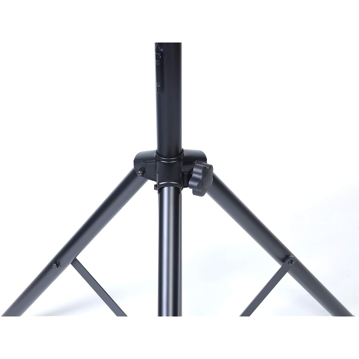 Universal Speaker Stand 6.5ft DJ Mount PA Loudspeaker Holder Heavy Duty Tripod Height Adjustable 46" to 80" Rated 150 lbs Steel Insert Safety Pin Lock Stability