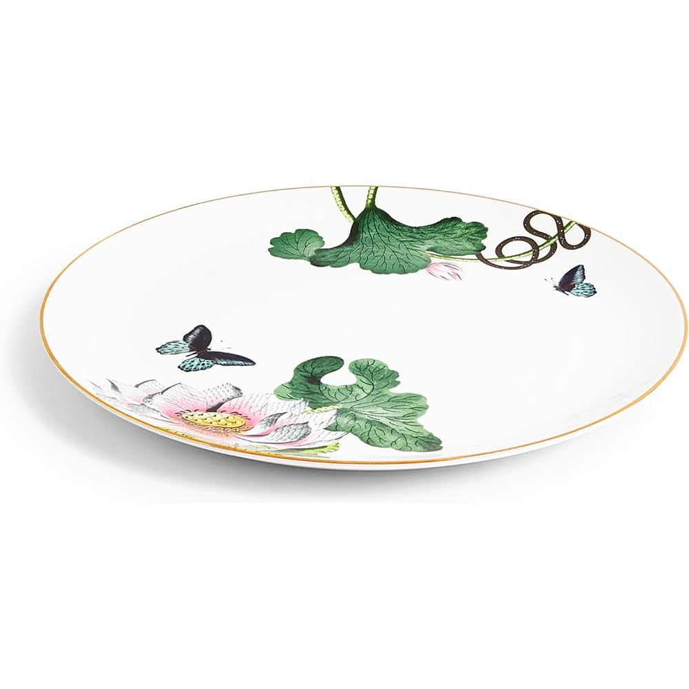 [Regular Imported Product] Wedgwood Wanderlust Water Lily Plate Dish 20cm Yellow 1061856