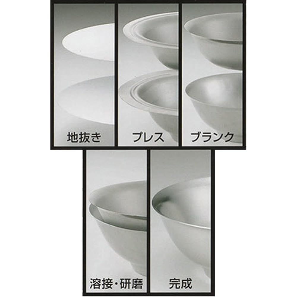 Kanda Metal Bowl Stainless Steel Matte Polished Specification