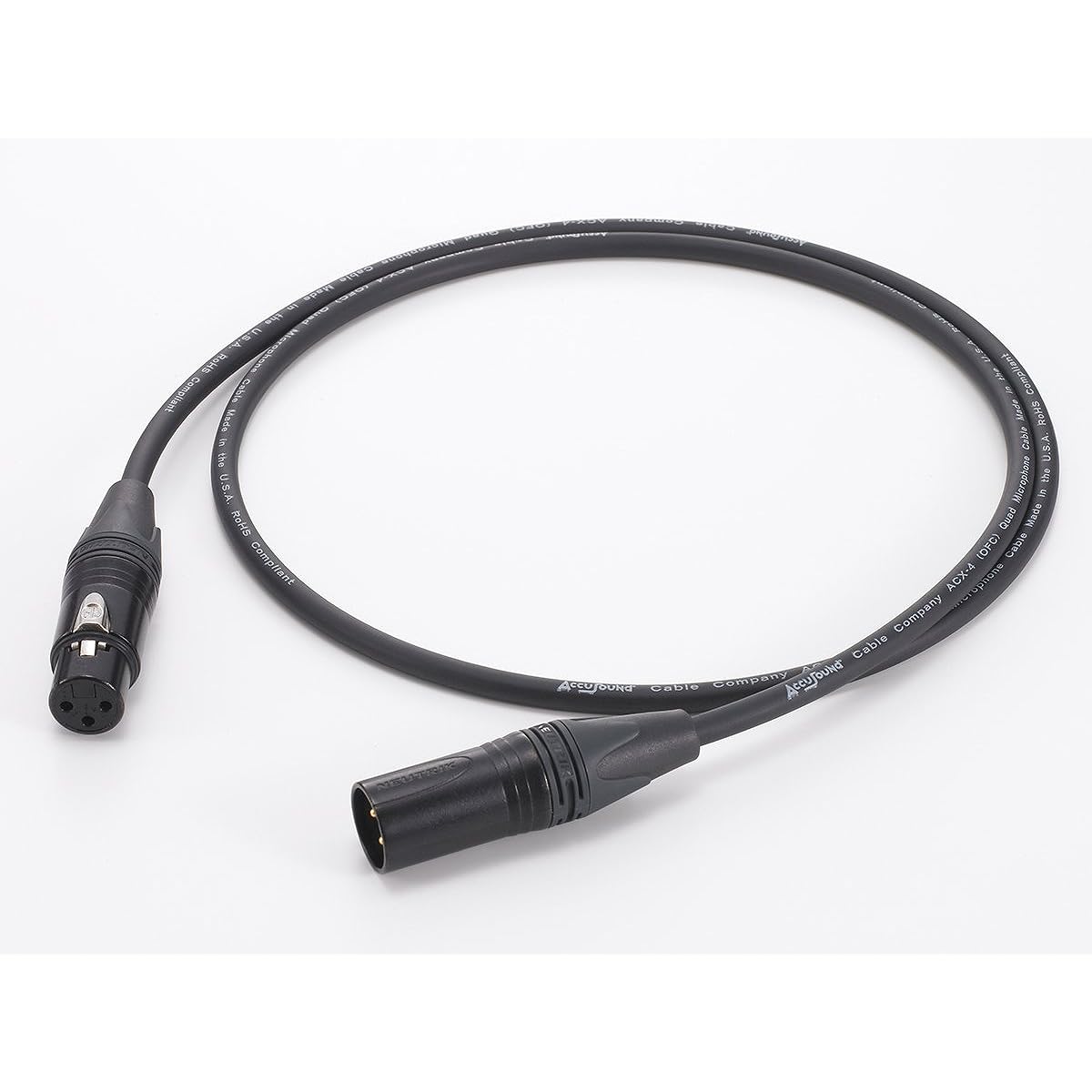 Accusound ACX4 XLR Cable | The pinnacle of professional cables (15' (4.5m))