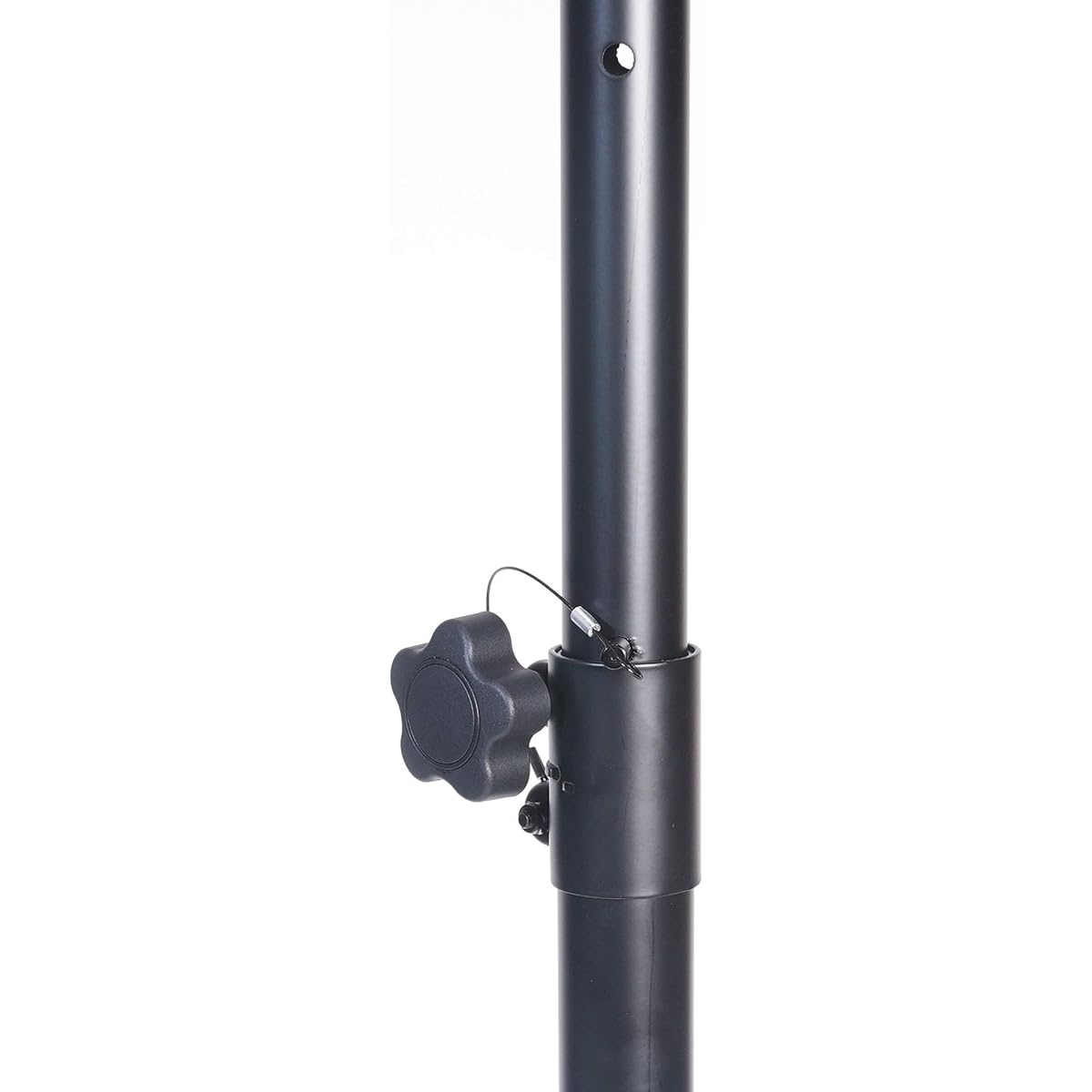 Universal Speaker Stand 6.5ft DJ Mount PA Loudspeaker Holder Heavy Duty Tripod Height Adjustable 46" to 80" Rated 150 lbs Steel Insert Safety Pin Lock Stability