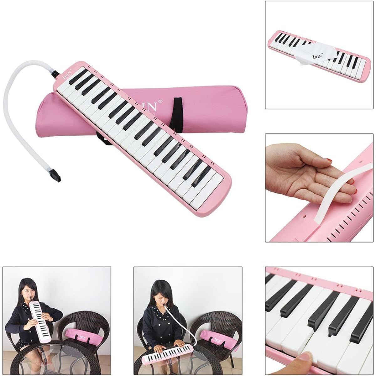 Btuty 37 Piano Key Melodica Pianica Musical Instrument with Carry Bag