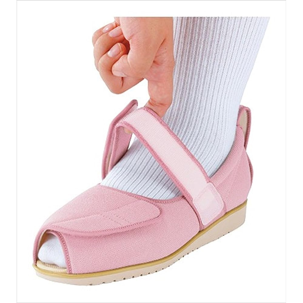 Tokutake Sangyo Nursing Shoes Ayumi Open Magic II For Facility/Hospital Use Brown LL Size (24.0~24.5cm) Foot Circumference 7E Both Feet