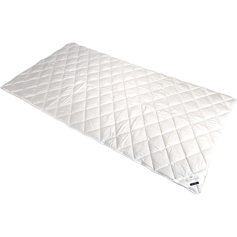 Billabec Washable Wool Bed Pad Single Made in Germany White Approx. 100cm x 200cm JP-1