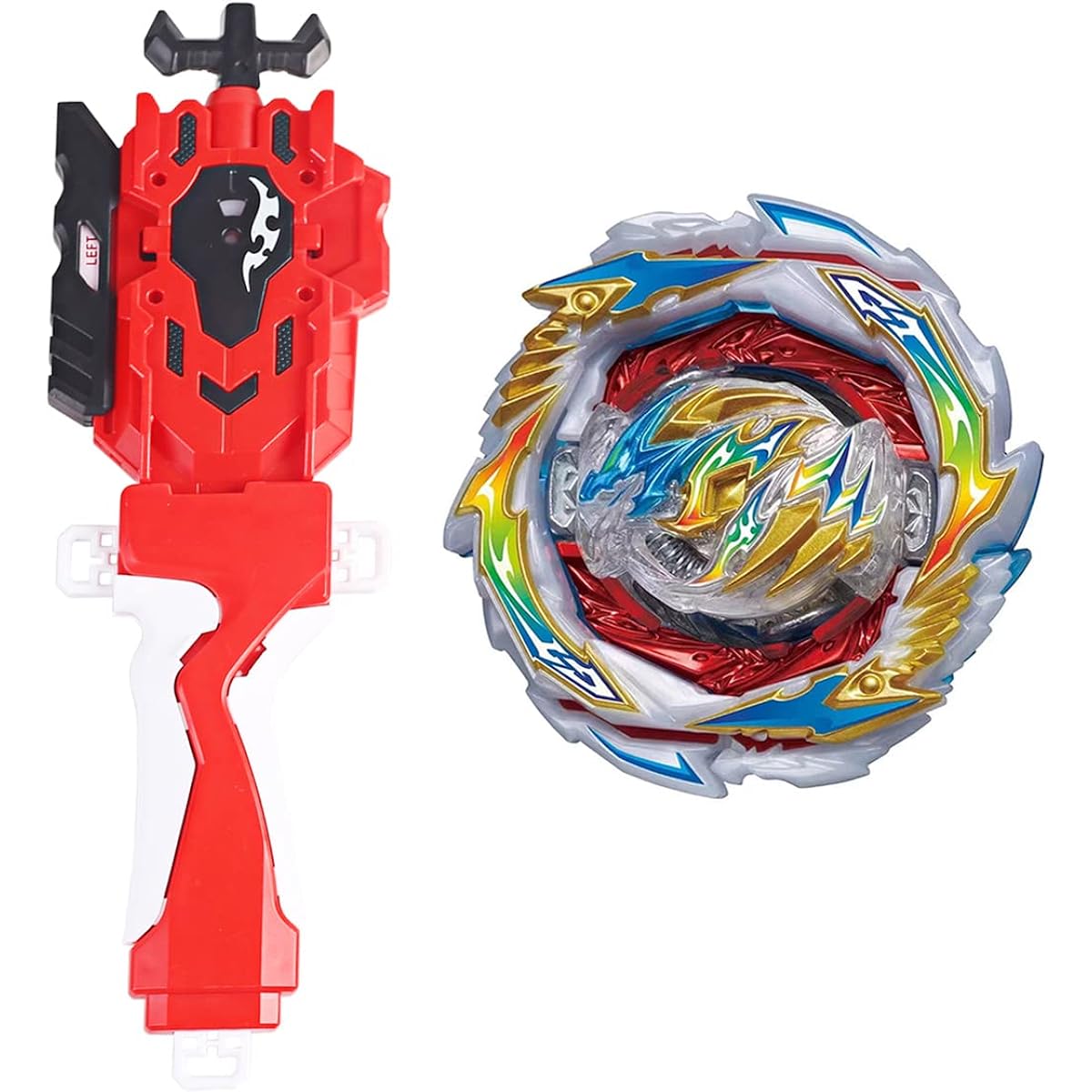 Battling Tops Burst B-199 GtDR.Kr.cm'-10 Gyro Toy for Kids with Sparking Launcher