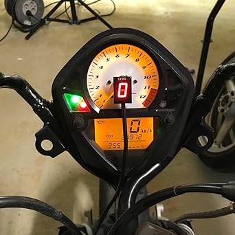 Digital Meter Display Motorcycle 1-6 Speed Gear Display Indicator Suzuki Inazuma 250 Intruder 250LC B King Gear Display Meter Motorcycle Accessorie Indicator Meter Display