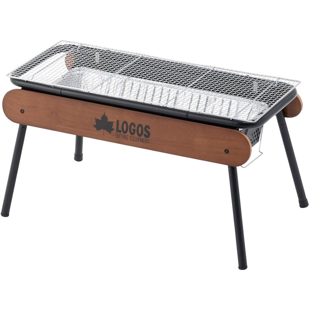 LOGOS eco-logosave Iron Wood Grill/80 (Top plate and storage bag included)
