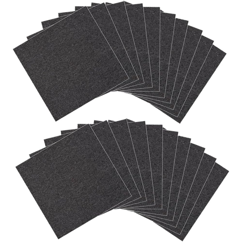 Iris Ohyama Flooring Mat Commercial Tile Carpet N Square Series NS524-PZ Brown 20 pieces per case