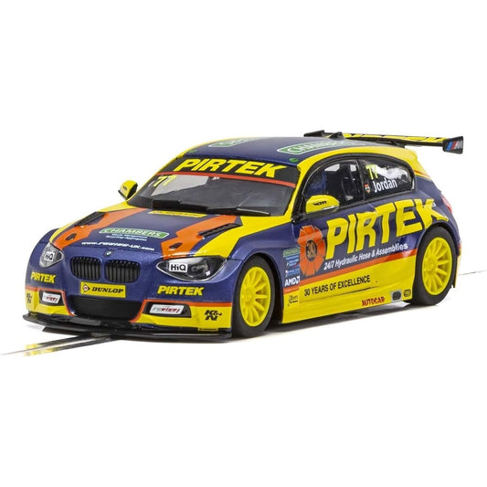 Scalextric 125i BTCC 2018 Andrew Jordan 1:32 Slot Race Car C4018 Yellow & Blue