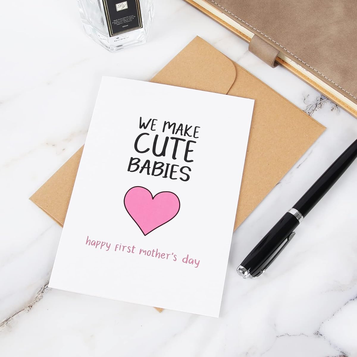 CJ&M Greeting Card Mother's Day We Make Cute Babies Happy First Mother's Day Mother's Day Card Mommy/Happy Birthday Mommy/Baby Mother's Day/Mommy Mommy/Funny Greeting Card