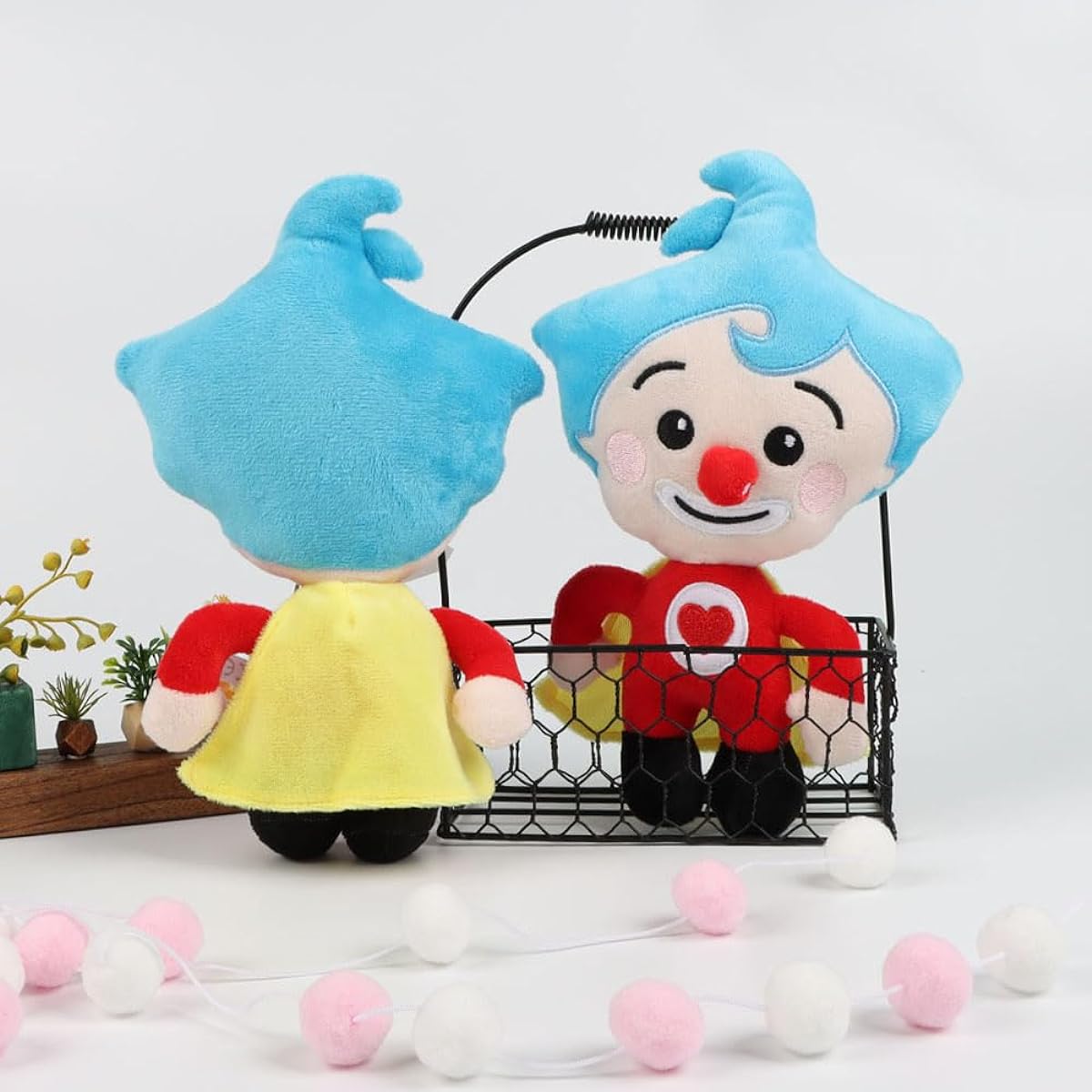 Lxagzy Plim Plim Plush Toy 7.8 Inch Cartoon Prim Clown Stuffed Animal Doll Gift Collection for Kids and Fans