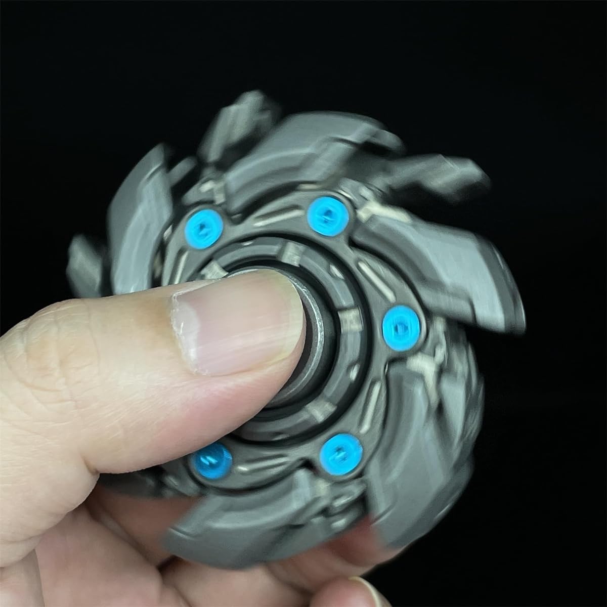 New Upgraded Fidget Toys Cool Transformable Mechanical Fidget Toy EDC Finger Spinning Toys Improve Bad Habits Kill Time Relieve Stress High Quality Fun Toys for Collectibles Collection (Style 1) (Style 1)