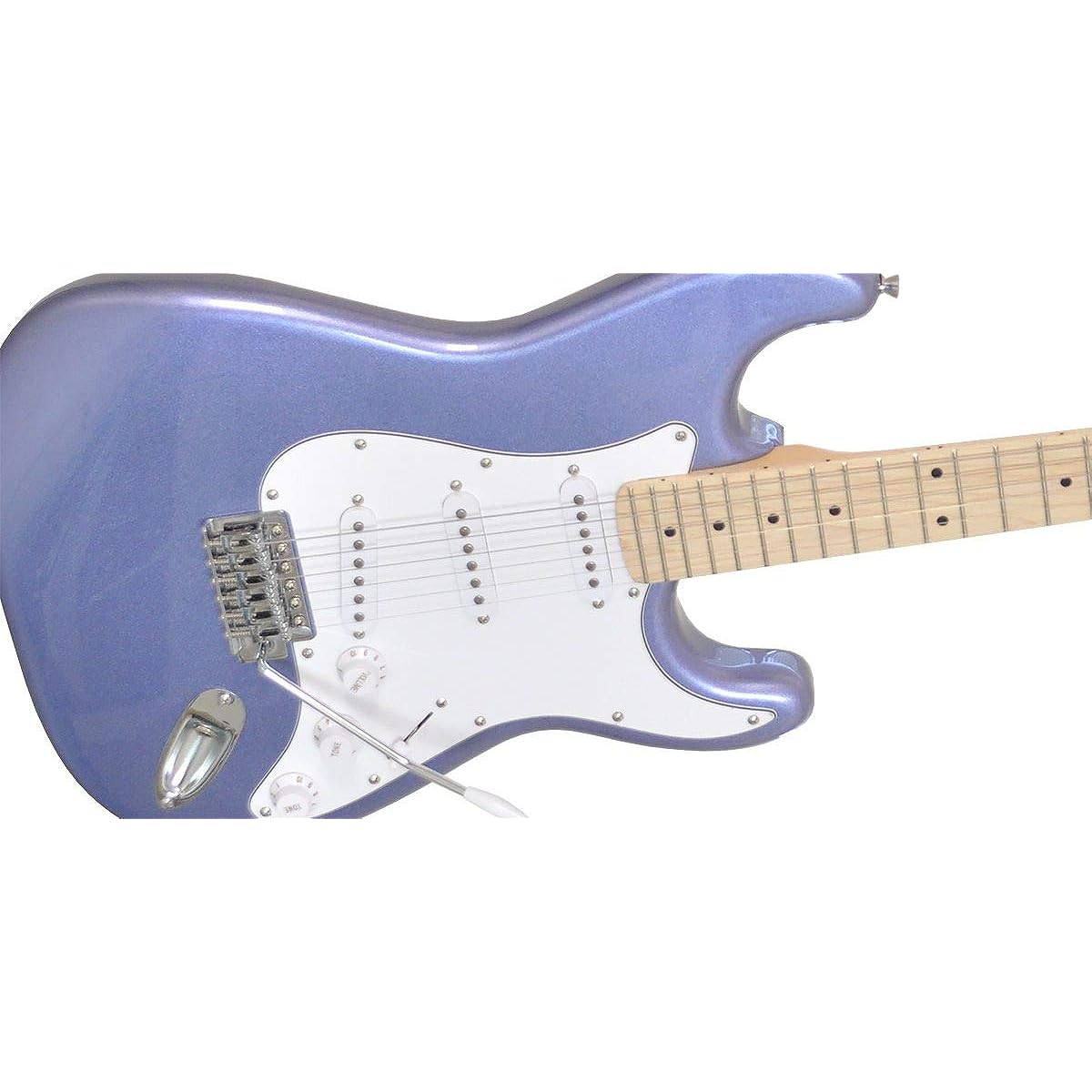 PLAYTECH Electric Guitar ST250 Maple Metallic Blue