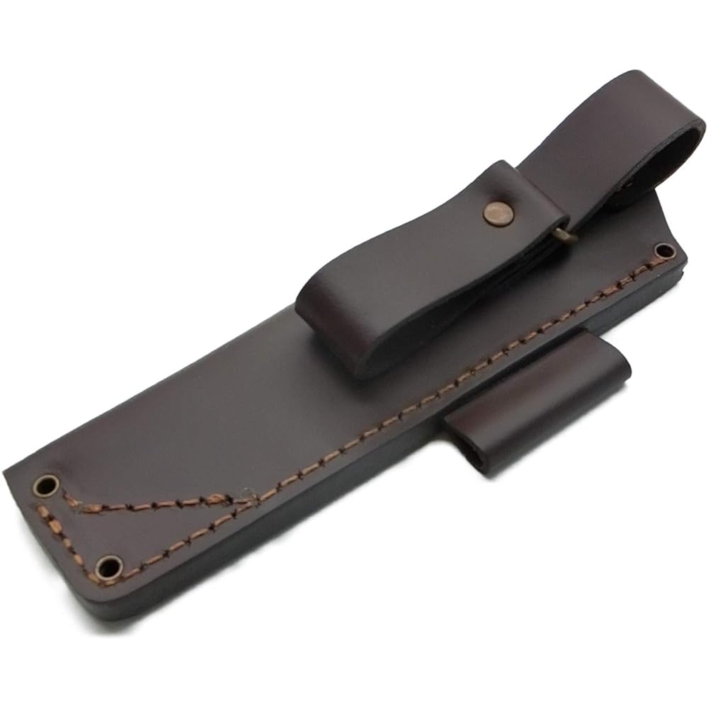 BRISA Leather Sheath 125 Nesmuku Fire Steel Loop