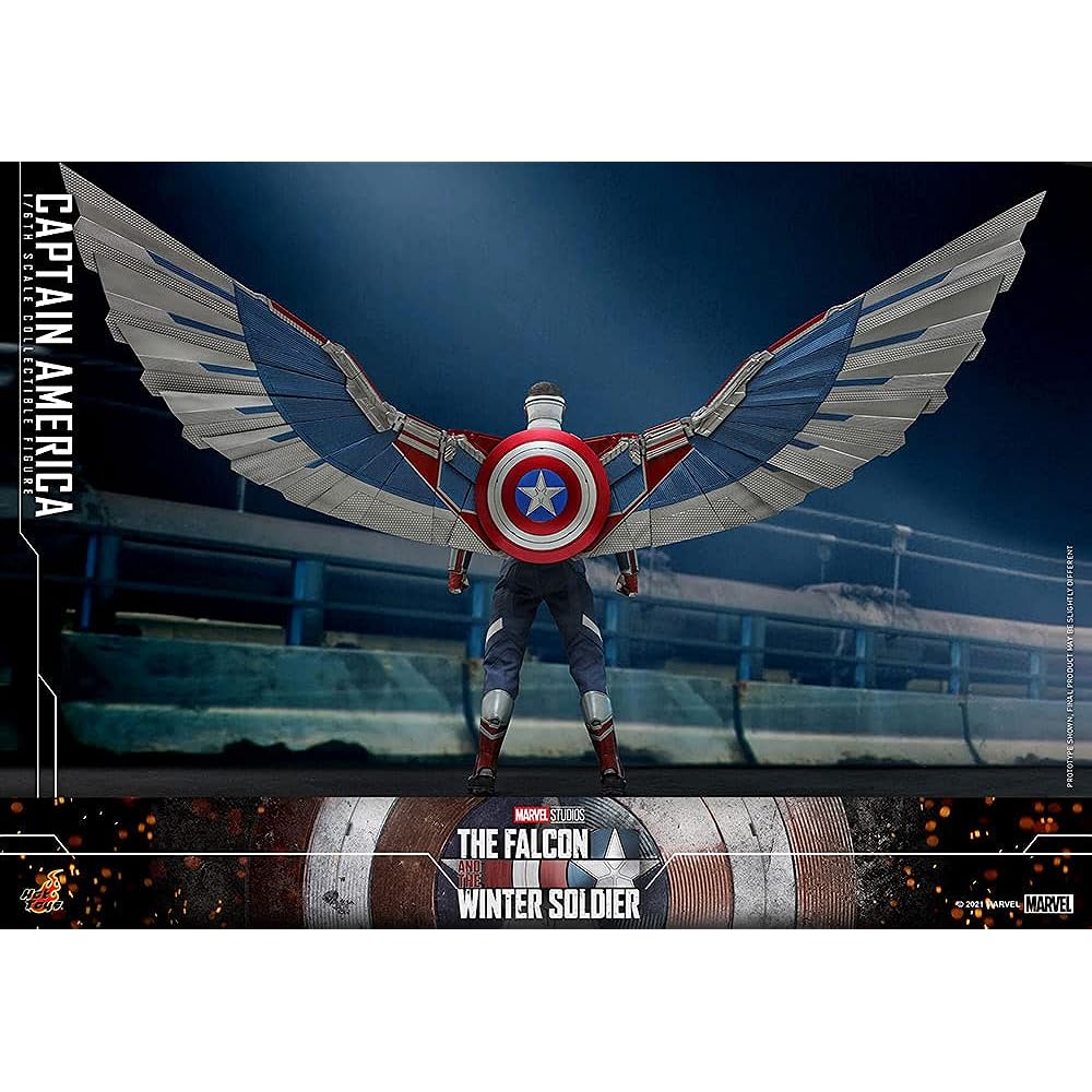 TV Masterpiece Falcon & Winter Soldier Captain America 1/6 Scale Figure Blue