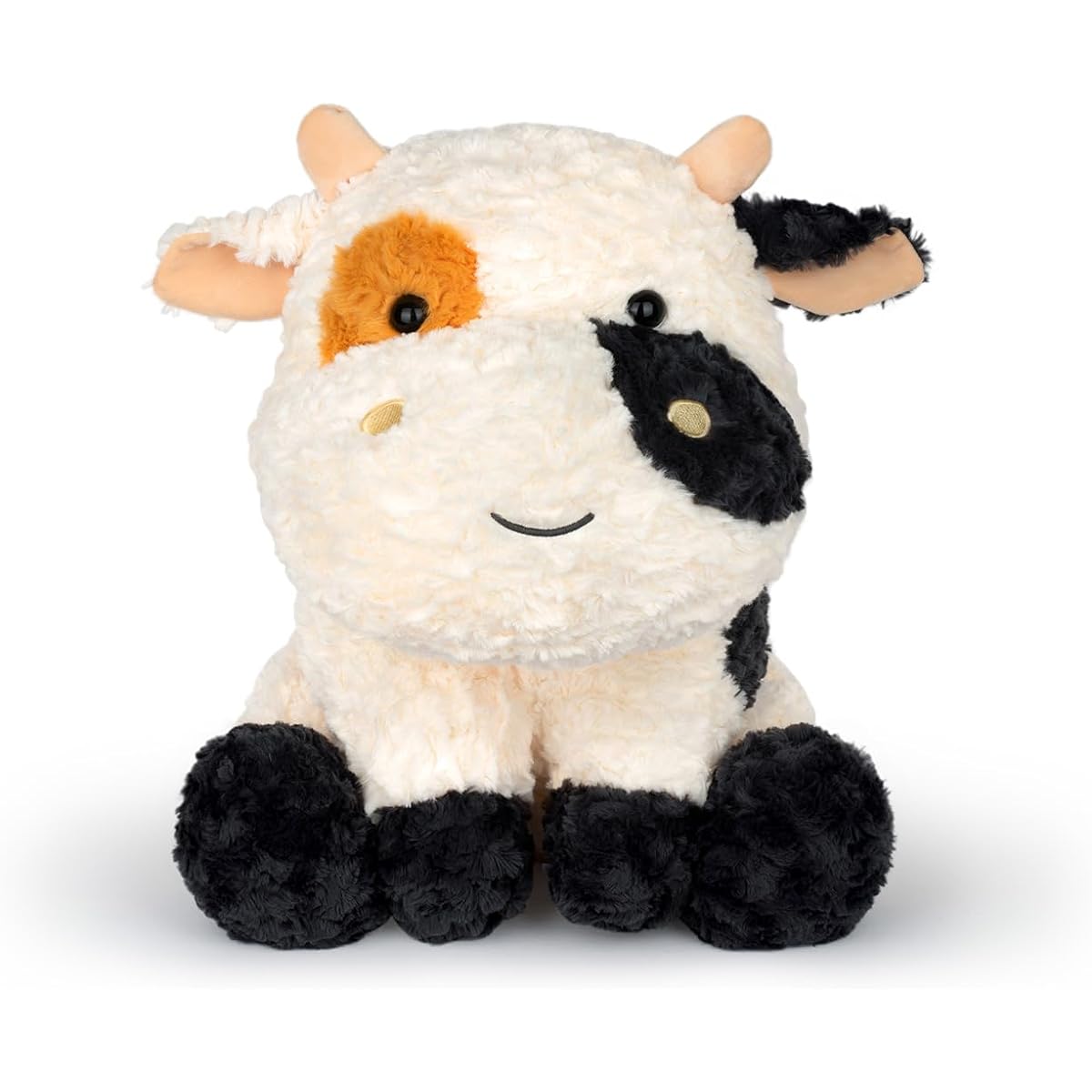 Wanwu World Cow Plush Toy Cute Stuffed Animal Gift for Kids 8.3 Inch