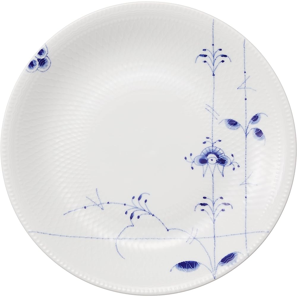 [Regular Imported Product] ROYAL COPENHAGEN Blue Palmette Plate Dish 20cm Wedding Gift Present 1017424