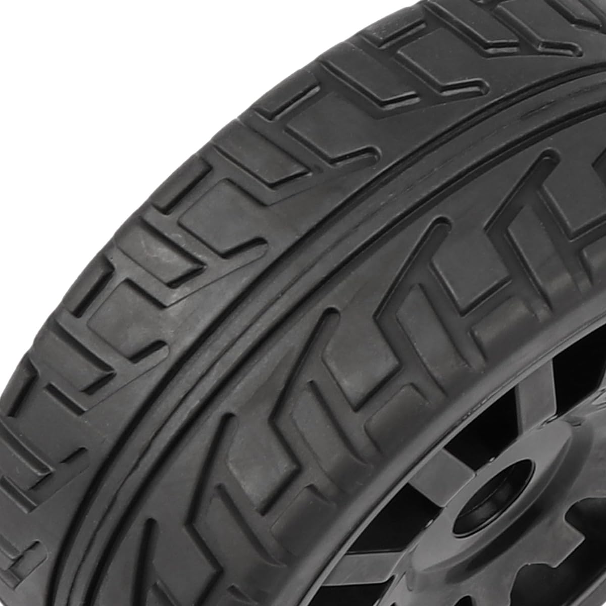 Acekeeps RC Buggy Tires Set of 4 17mm Hexagon Solid Wheels OD 102mm for 1/8 HSP Arrma Typhon HPI Losi 8IGHT Kyosho Tamiya Off-Road Vehicles