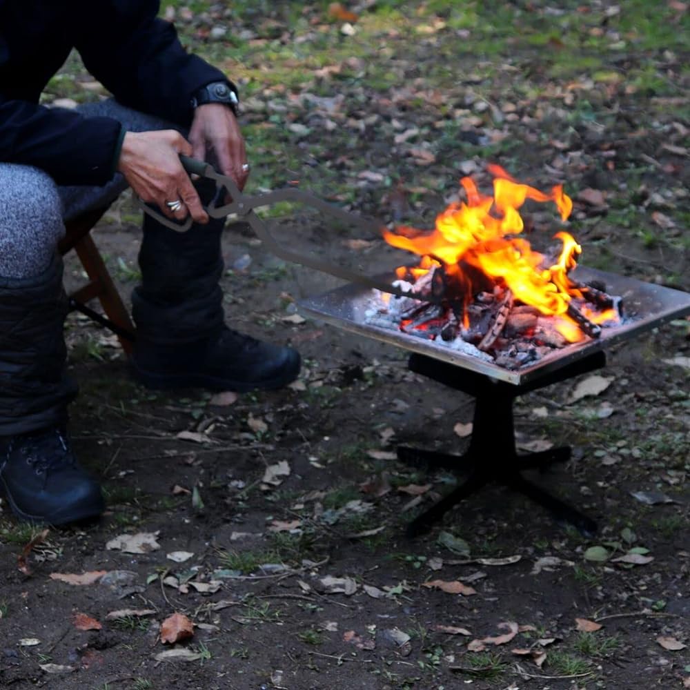 THE IRON FIELD GEAR Bonfire Stand TAKI BE TREE Takibi Tree Bonfire Stand Secondary Combustion Compact Lightweight Portable Easy Installation Stainless Steel Camping Outdoor 0107-001 The Iron Field Gear