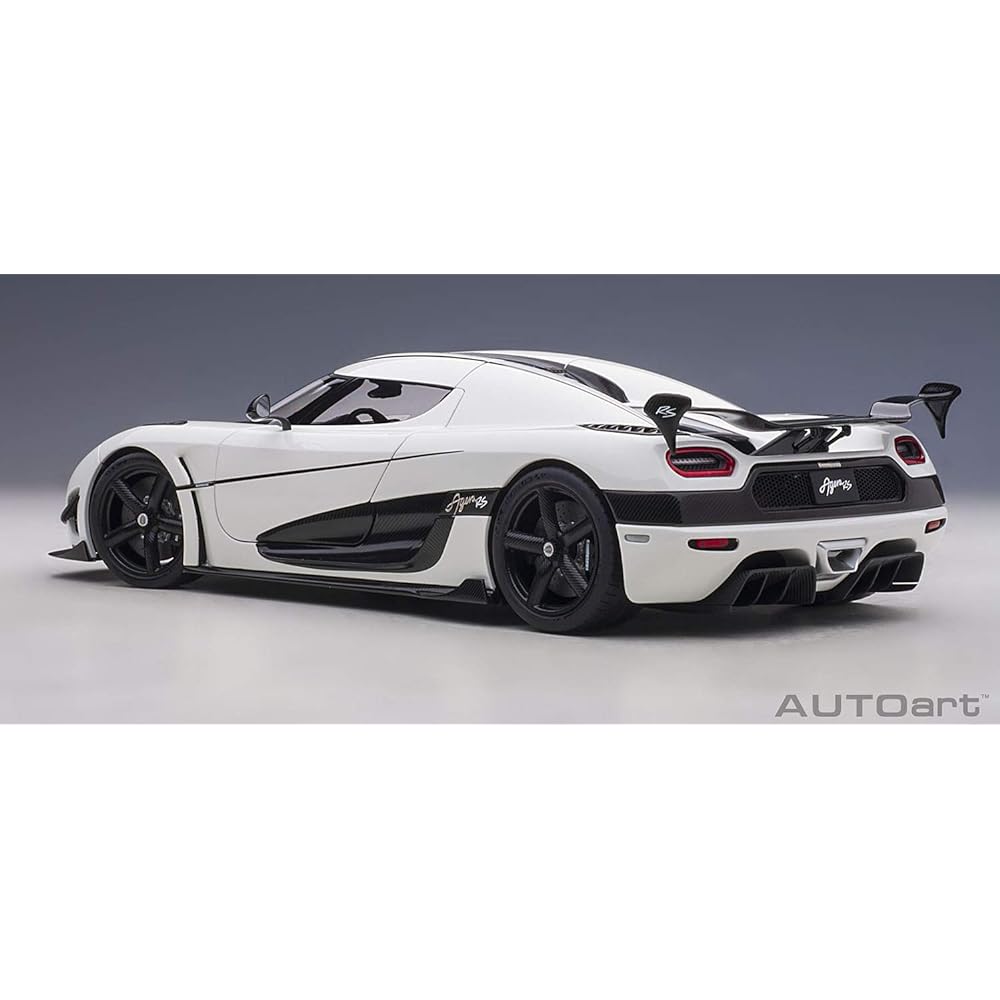 AUTOart 1/18 Koenigsegg Agera RS White/Carbon Black Finished Product 79021