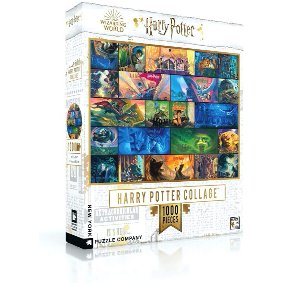 New York Puzzle Company Harry Potter Collage 1000 Piece Jigsaw Puzzle