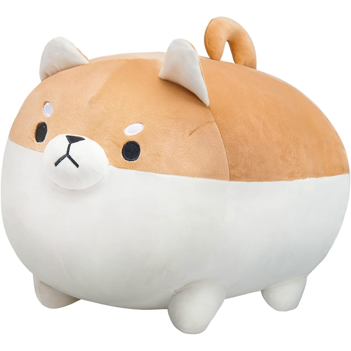 VHYHCY Shiba Inu Stuffed Animals Cute Corgi Dog Plush Toy Soft Anime Pet Stuffed Animals Cute Plush Kawaii Stuffed Animals Kids Boys Girls Gifts (Brown 19.6 Inch)