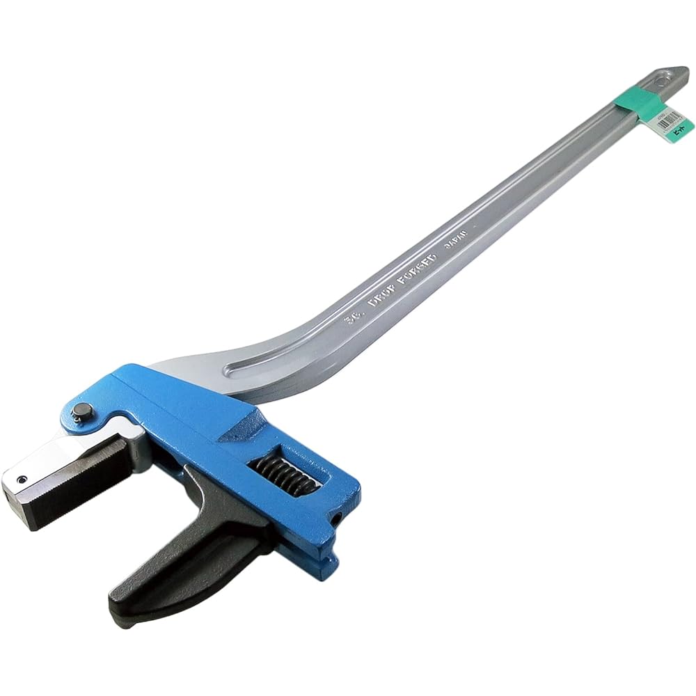 Hit Shoji HIT Blue Aluminum Corner Pipe Wrench for Covered Pipe ACPW 350J