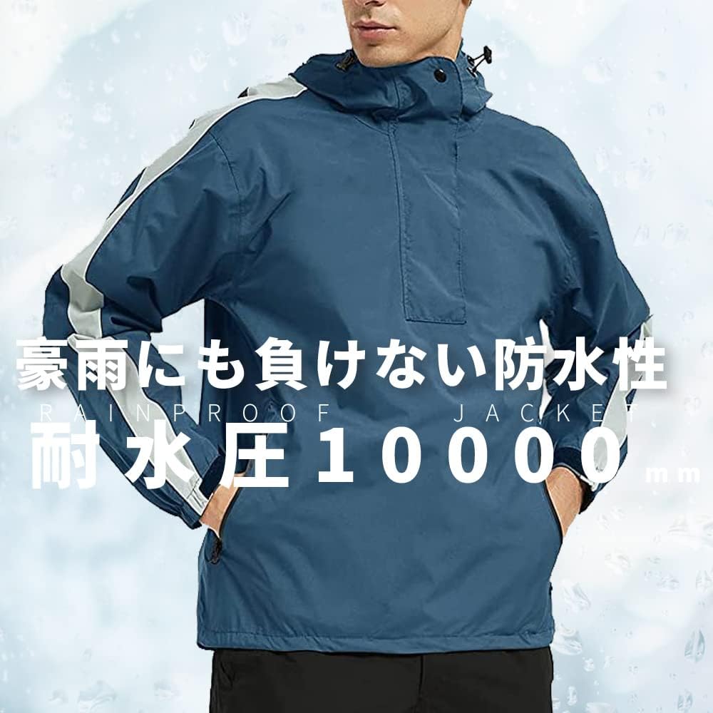 [Arashiyama] Golf Rainwear Men's Top and Bottom Rain Suit Waterproof Outdoor Raincoat Bike Bicycle Commuting Fishing Rain Suit