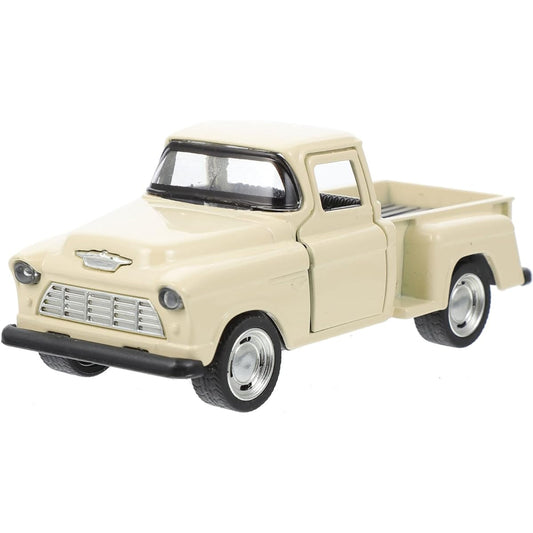 TOYANDONA Vintage Beige Truck Decoration Christmas Metal Pickup Truck Car Model Christmas Home Decor Table Top Decoration 1pc