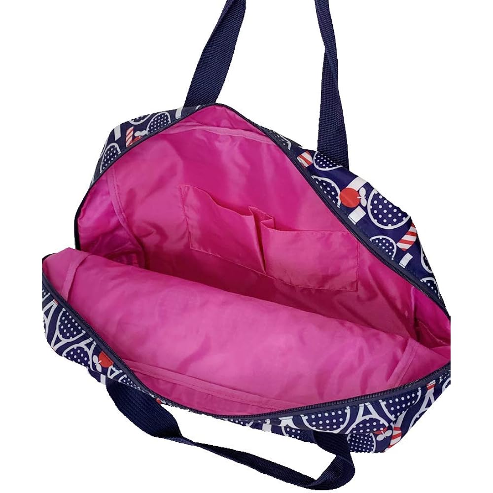 Hanna Hula Gym Tote Bag, Ultra Light, Large Capacity, 2 Racket Storage Pocket, Water Repellent