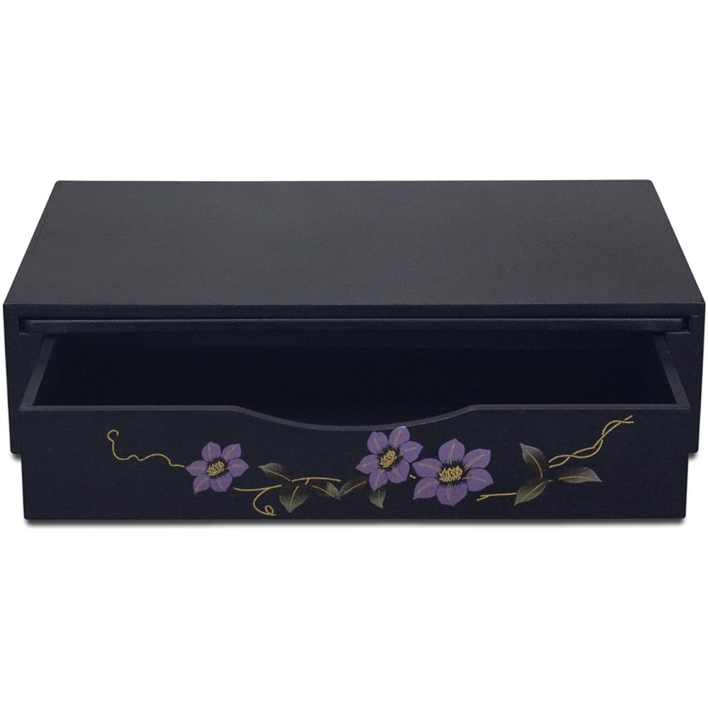 TATSU-CRAFT Kishu Lacquer Mini Buddhist Altar, Dedicated Buddhist Altar, Small Tetesen Buddhist Altar, Stylish, Domestically Produced, Interior Goods, Living Room, Lacquerware Mini Buddhist Altar,