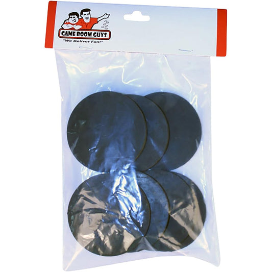 Set of 8-1/4 inch Rubber Pool Table Leg Shims