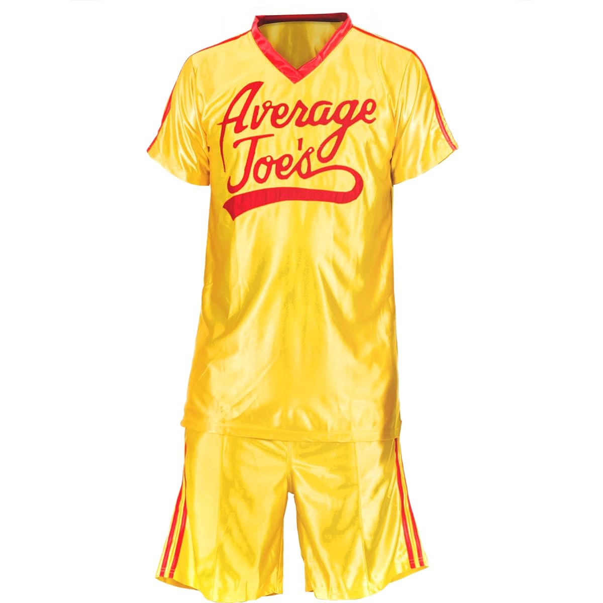 Dodgeball Average Joe's Adult Yellow Jersey Costume Set
