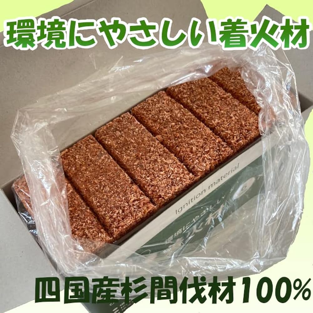 Himawari no Kai Fire Starter, Fire Starter, 6 Times x 10 Sheets, Pellet Stove, Camping, Outdoor, Wooden Color (Color may vary depending on lot), 1 box